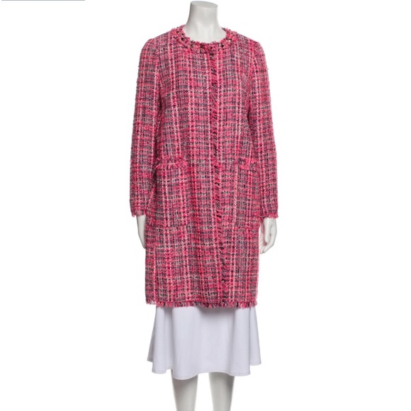 kate spade Jackets & Coats Kate Spade Pink Tweed Coat Poshmark